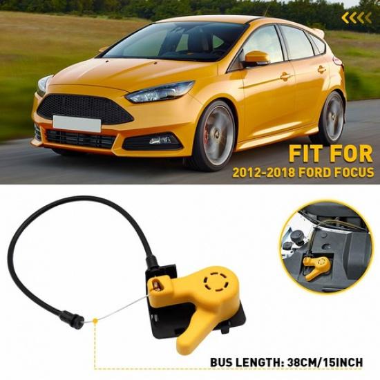 

Hood Latch Release Pull Handle Cable Lever For 2012-2018 Ford Focus