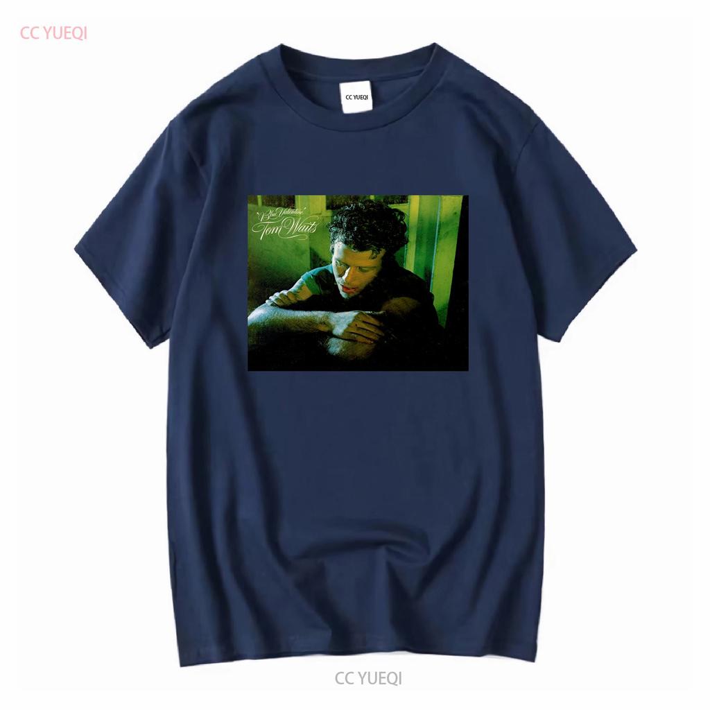 T-SHIRT TOM WAITS blu san valentino vinile copertina CD PICCOLO MEDIO GRANDE XL vintage Lavata abbigliamento firmato Leggermente Comoda