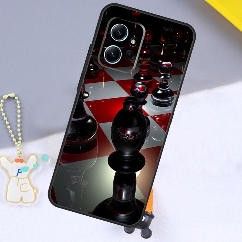 Chess Pieces Case For Xiaomi Redmi Note 14 13 9 10 11 12 15 Pro Plus Cover For Redmi 15 C 14C 12C 10C 13C