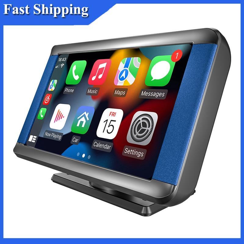 7Inch Car Capacitive Touch Navigation Screen Wireless Carplay And Android Auto Car Portable Player With AHD Camera,A Accessories