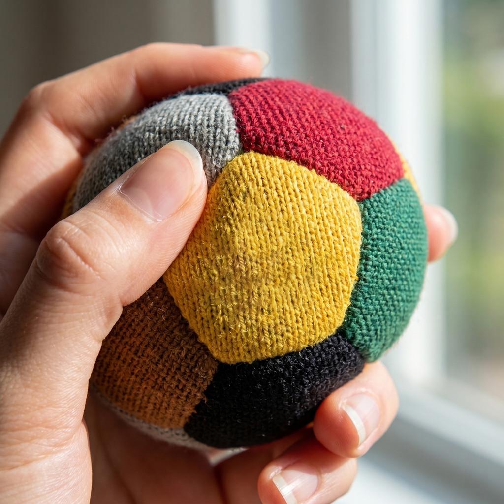 Set mit 3 Stoff-Hacky-Sack-Fußbällen Langlebig Handgenäht Weiche Oberfläche für den Innen- und Außenbereich
