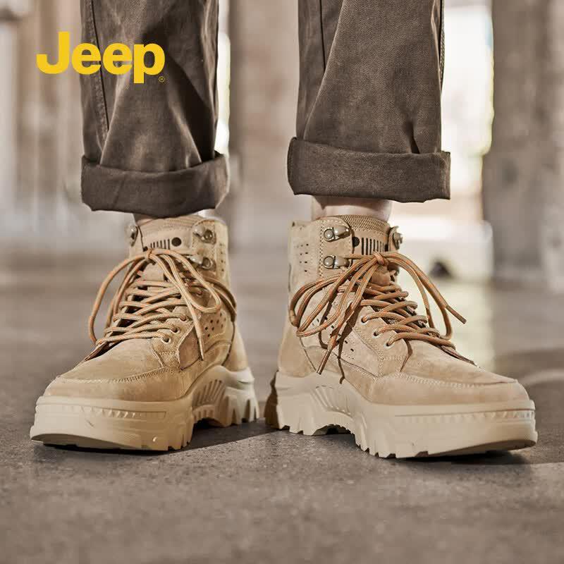 Мужские классические ботинки Martin JEEP 39 песочный