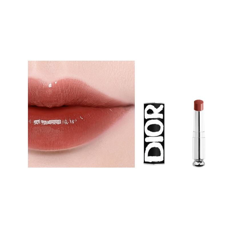 DIOR Lipstick Two-piece set: Avant-garde black lipstick shell + #720 red bean paste lipstick refill 3.2g чёрный