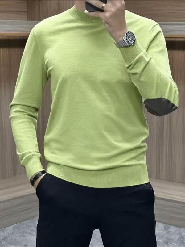 2024 Autumn Men's High-Stretch Knit Long Sleeve Base Layer Shirt
