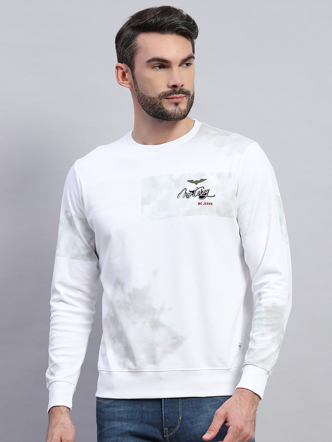 Monte Carlo Men Regular Fit White Tshirt 3XL белый