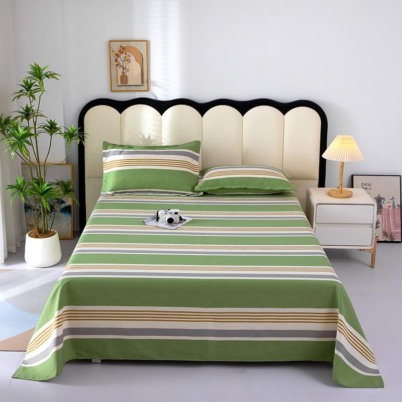 1pc Cotton Thick Bed Sheet Flower Series Double Top King Sheets for Girls Boys Kids Single Queen King Size Bed Linen