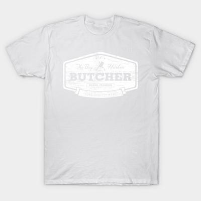 T-Shirt Damen The Bay Harbor Butcher Used Look Harajuku Print Kawaii T-Shirt Sommer Kurzarm Damen T-Shirt Top Tee
