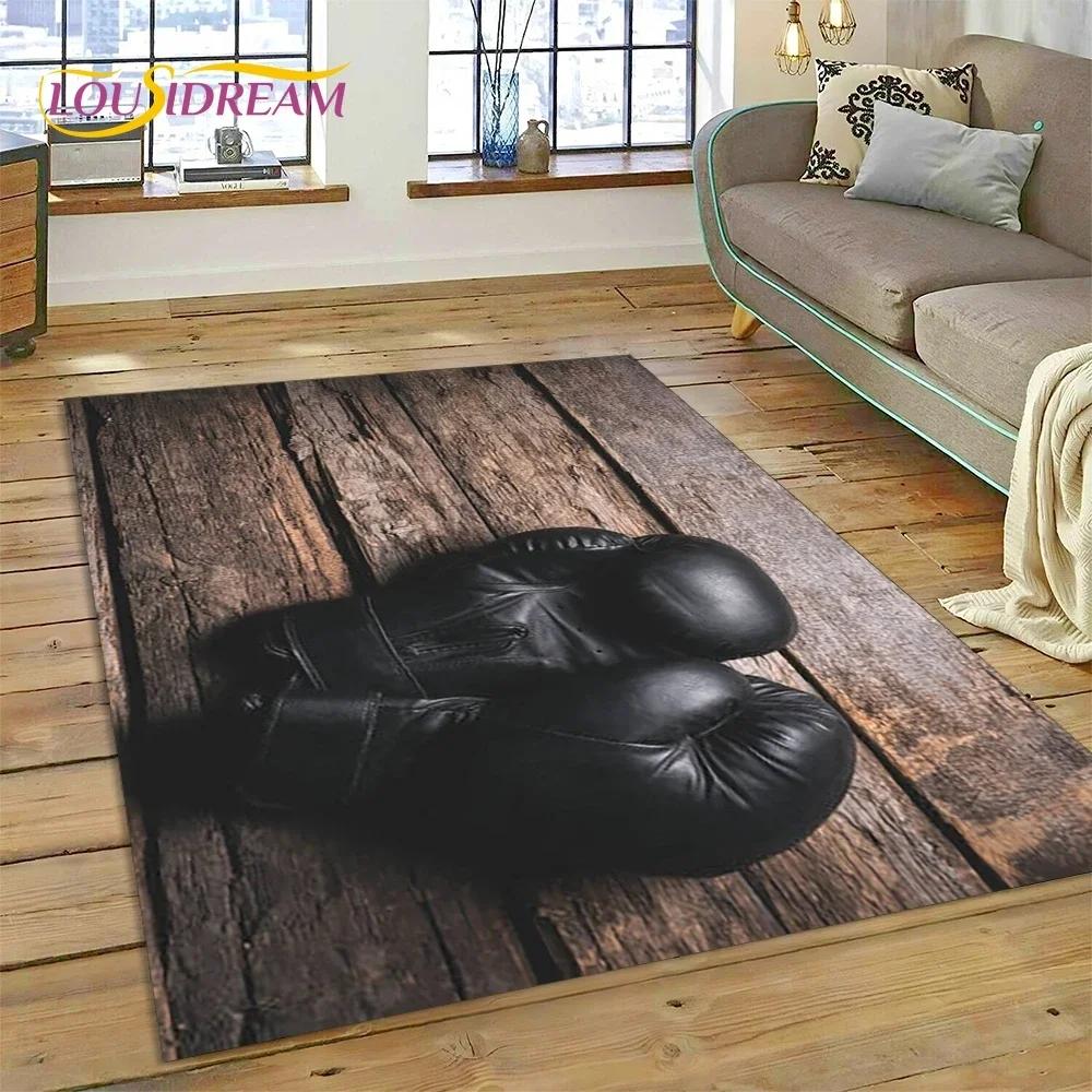 

Boxing Gloves Boxer Fight Cartoon Rug Carpet for Living Room Bedroom Home Decor,Floor Mat Decoration for Sofa Doormat 60*90cm