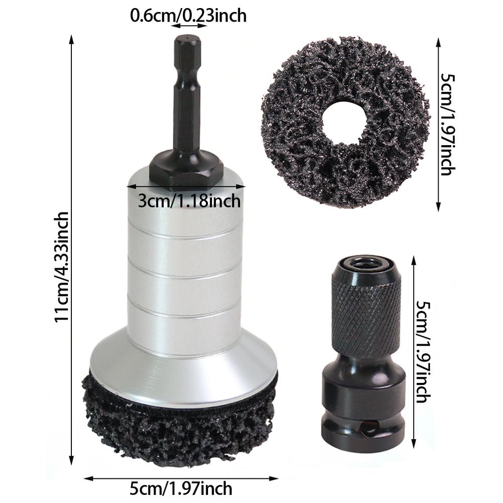 Car Rust Remover Wheel Hub Shaft Head Rust Removal Maintenance Brake Disc Rust Removal Tool Derusting Anti-Rust
