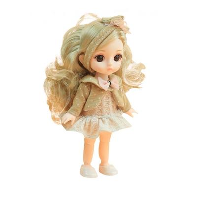 Sariel Celebrities Mini Babydoll Kogelgewrichtpop 01 Layla, 16cm, gemengde kleuren