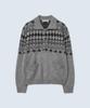Intempomood Nordic Button Collar Cardigan_Gray