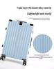 Großvolumiger geräuscharmer Spinner Aluminiumkoffer - 24" sturzsichere Reisetasche, 20" Handgepäck