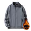 2026 Winter Mens Hooded Sweatshirt Trendy Color Block Loose Casual Sports Outerwear