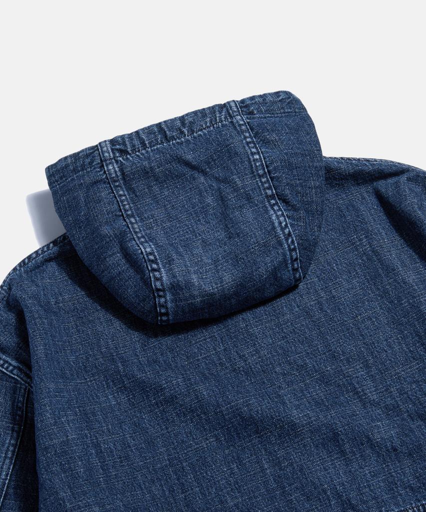 Espionage Kaihara Denim Ray Parka Mid Indigo