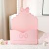 10 Stück Papier Valentinstag Umschlagboxen Faltbar Handgemacht Herzmuster Blume Geschenkbox DIY Strauß Umschlagboxen