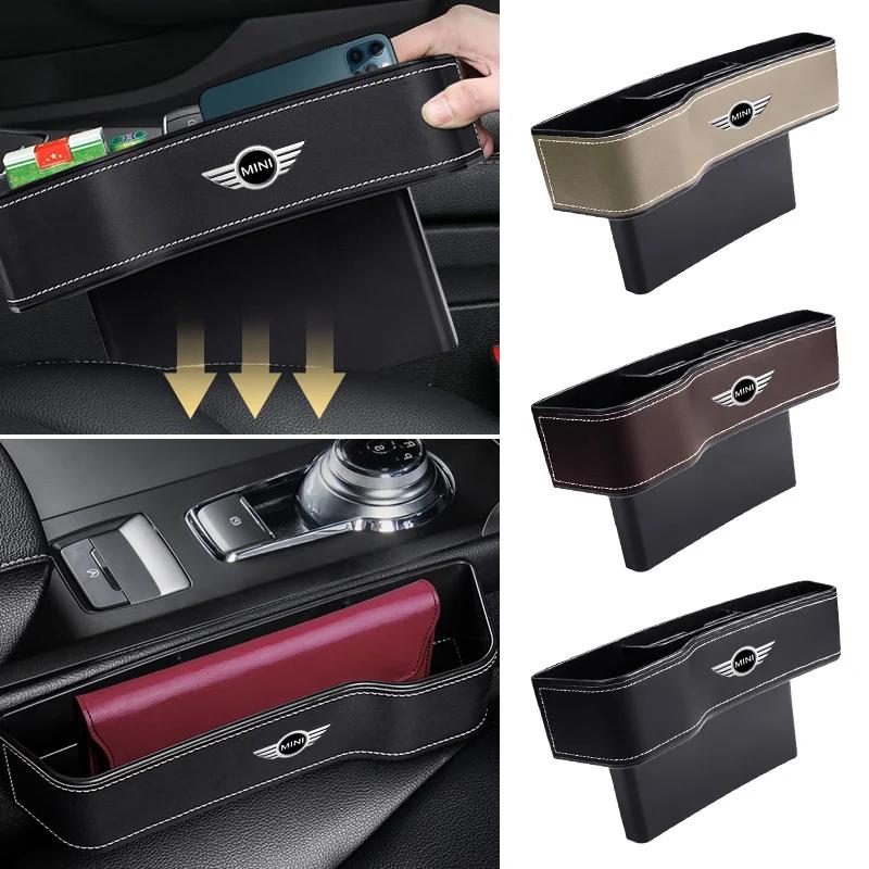 Scatola portaoggetti per fessura sedile auto Organizer per fessure Porta per MINI E90 COOPER S JCW R55 R56 R60 R61 F54 F55 F56 F57 F60 One R50