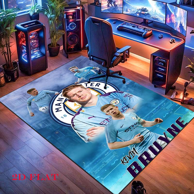 Kevin De Bruyne Carpet Rug for Living Room Bedroom Home Sofa Decoration,Kids Play Nonslip Floor Mat