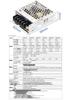 Ultra-thin Compact Switching Power Supply, 35W-12V/24V, for Communication & Industrial Control Equipment