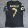 Retro Soccer Jersey Signed Edition Cristiano Ronaldo Beckham Kaka Ronaldinho Messi Short Sleeve Football Shirt Men Women