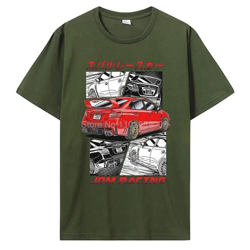 Classic Initial D T Shirt Unisex O-neck Cotton T-Shirt Unisex Hip Hop GTR Vaporwave JDM Car Tshirt Casual Daily Tee Streetwear