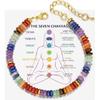 Bohemian Style Colorful Natural Stone Beaded Disc Bracelet For Women