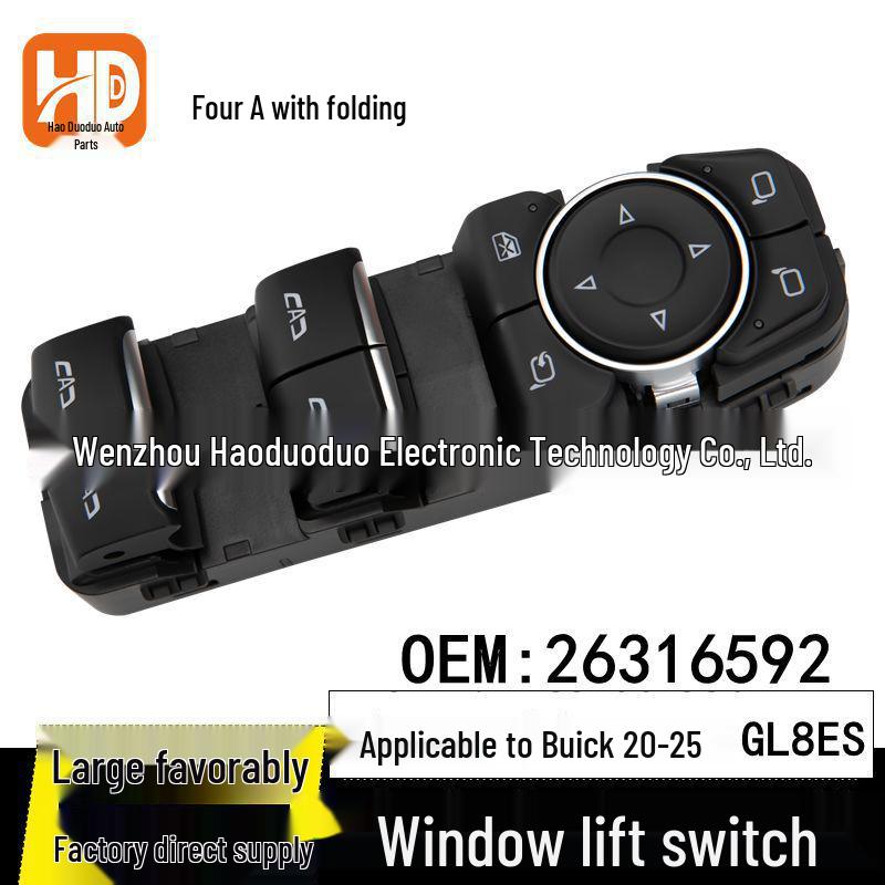Electric Window Switch 26316592 for 20-25GL8ES Models Electric