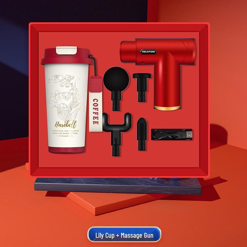 High-End Souvenir Gift Set: Custom Logo Coffee Mug & Power Bank