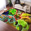 H-Hot Wheels-Themed Large Carpet Mat for Bedroom and Living Room Decor Stylish Area Rug Long Hallway Entryway Doormat Durable