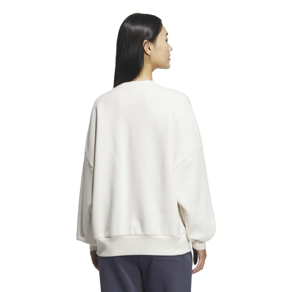 Adidas VER crew chalk white size M fleece-lined sweatshirt, women's, TA374, (KA0972),