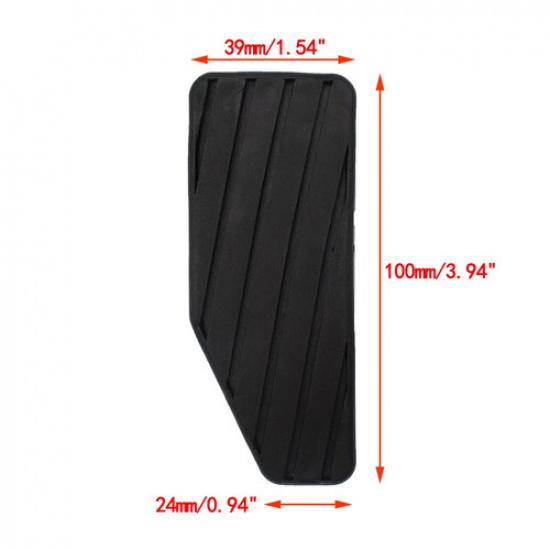 3 Pcs Accelerator Brake Clutch Pedal Pads Rubber Cover For Suzuki Swift