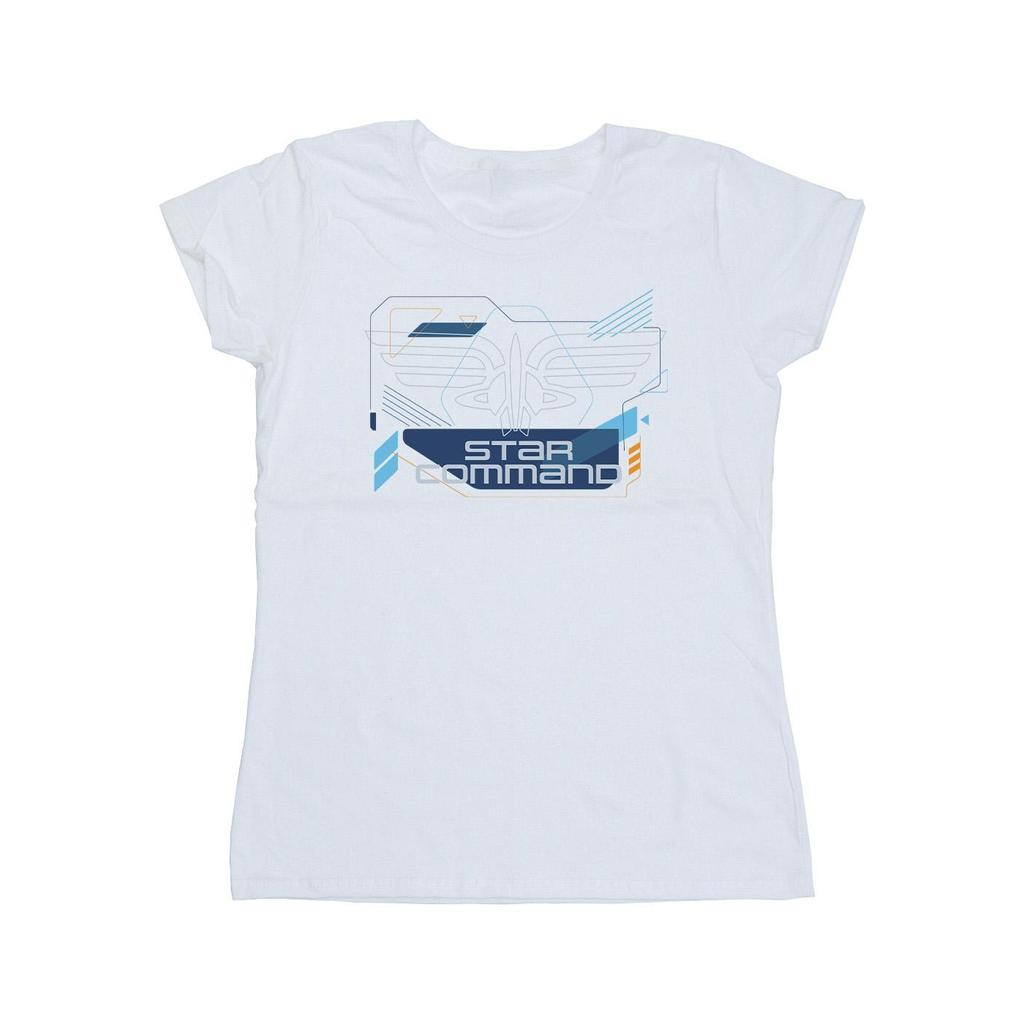 Disney Womens/Ladies Lightyear Star Command Icons Cotton T-Shirt