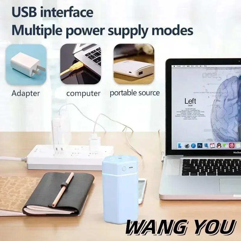 Cool Mist Sprayer Portable Electric Air Humidifier Mini USB Aroma Diffuser Purifier For Home Car with Colorful Night Light