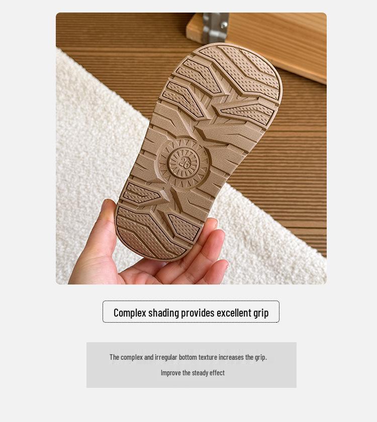 Kids' Winter 2025 Velvet-Lined Boots: Cozy Short Boots for Boys & Girls