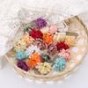 10/30Pcs Artificial Flowers Heads 3cm Fake Flower for Home Decor Wedding Decoration DIY Wreath Scrapbook Craft Gifts Accessories