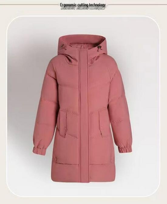 Jachetă de iarnă 2024 căptușită cu lână pentru femei de vârstă mijlocie și în vârstă - Palton gros, călduros din bumbac.