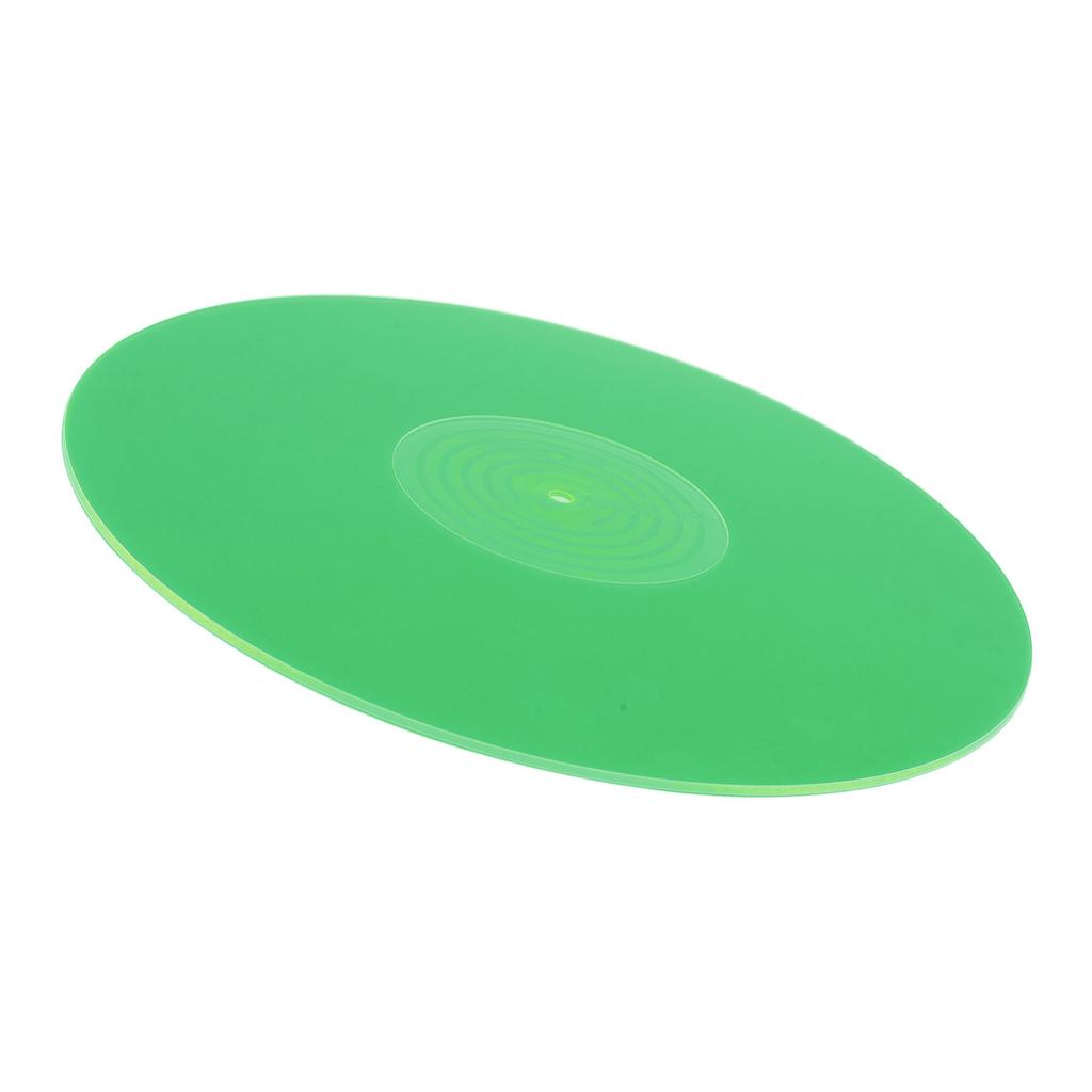 Record Turntable Pad Anti Static Acrylic Improve Sound Quality Professional Turntable Slipmat for 12 Inch Record
