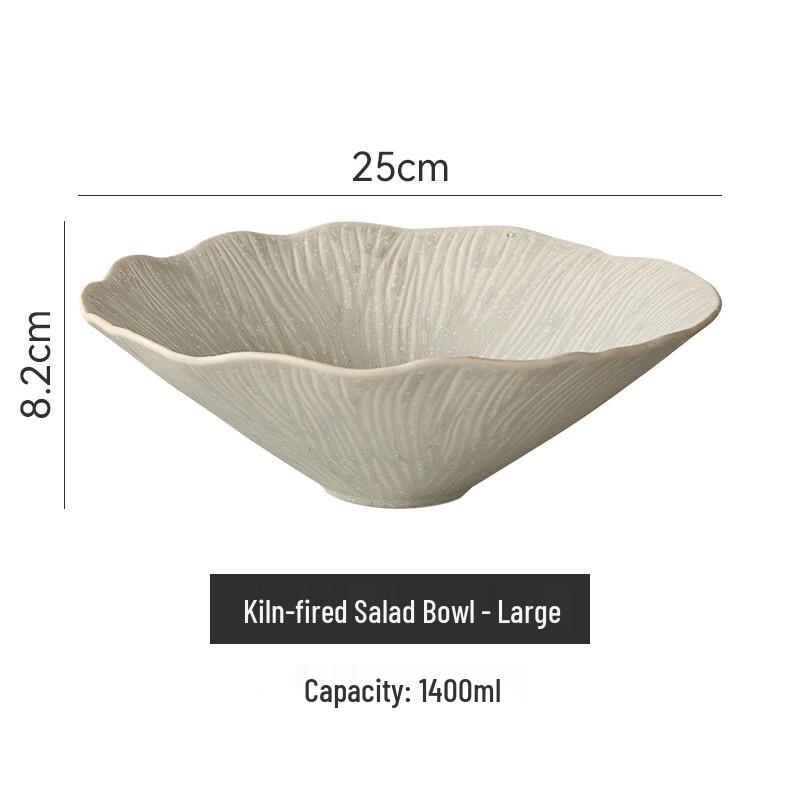 

Nordic Style Flambé Glaze Wide-Mouth Ceramic Bowl