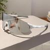 Fashion Monoblock Anti UV Men's Goggle Outdoor Brand Mirror Sports Sunglasses Women Oversize Decor Shades for Cycling