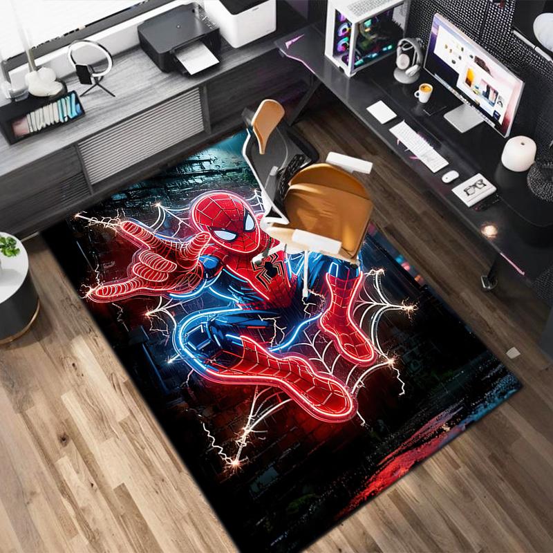 1PC Spider-Man Rug - home decoration Carpet For Living Room Bedroom Flooring Computer Chair Area Rug