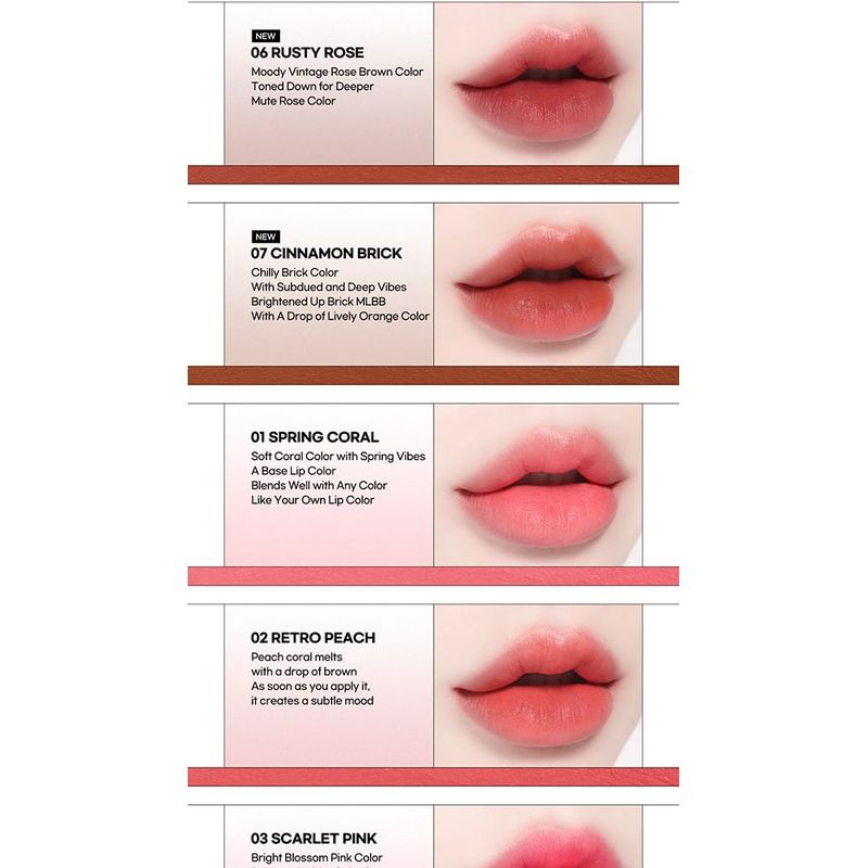 Peach C - Easy Matte Lipstick - 7 Colors