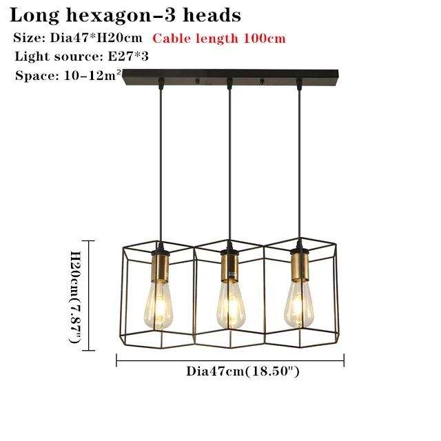 Multiple Heads Chandelier For Bedroom Dining Room Kitchen Suspension Luminaire Cable Adjust Free Wrought Iron Pendant Light