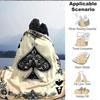 1pc Ace of Spades Blanket Lightweight Flannel Blanket Throw Blanket For Sofa, Bed, Travel, Camping Yy2509026152