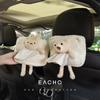 Car Cartoon Tissue Box Cartoon Soft Plush Animals Tissue Holder Cute Portable Paper Dispenser Case Car Seats Tissue Box