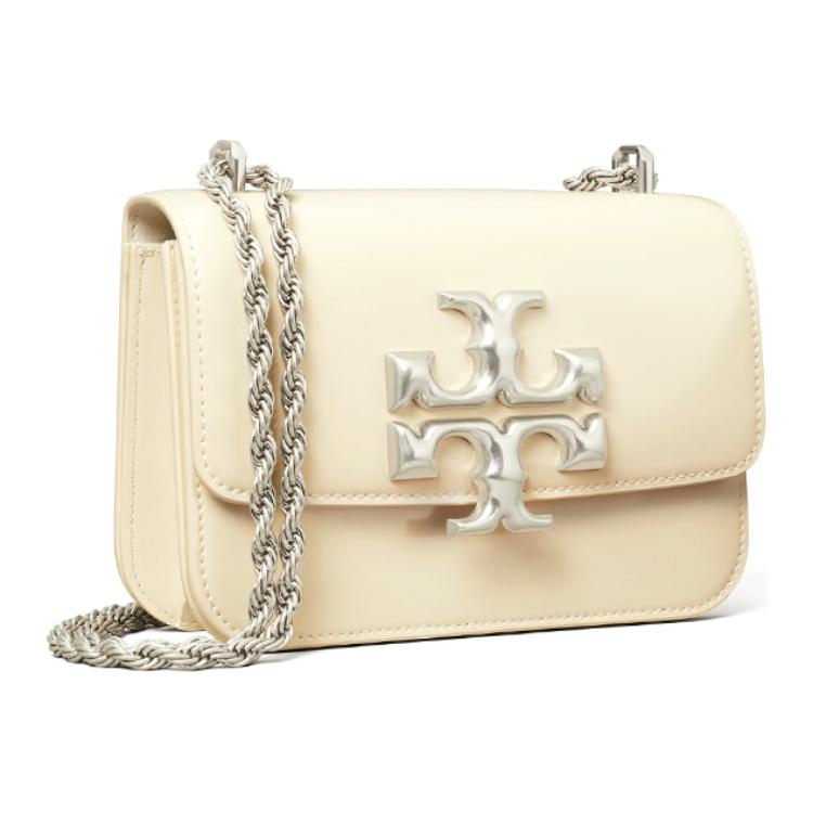 Tory Burch Eleanor Mini Patent Leather Tote Crossbody Bag Women bags Ivory 81676-104