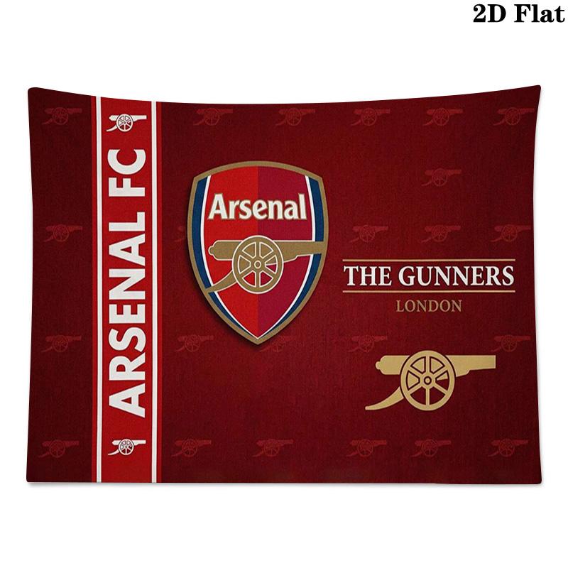 Arsenal F.C Wall Tapestry Aesthetic Wall Hanging Printed Fabric Blanket Decorative Tapestries for Bedroom Living Room Home Decor