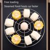 15.5-27.5cm Stainless Steel Steamer Rack Heavy Duty Round Durable Cookware Steamer Rack  Pot Pan Cooking Stand Kitchen Utensils