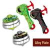Free Shipping Dual Alloy Burst Gyro Toy - Magic Light Pull String Battle Gyro