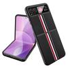 For Motorola Razr 40 5G Phone Case Colorful Stripes Pattern with Rear Screen Film