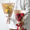 Bolsa de Papel de Cuero Impermeable para Embalaje Floral, Arte Floral, Embalaje de Flores Frescas, Bolsas Múltiples, Envoltura de Regalo Universal, Joyería