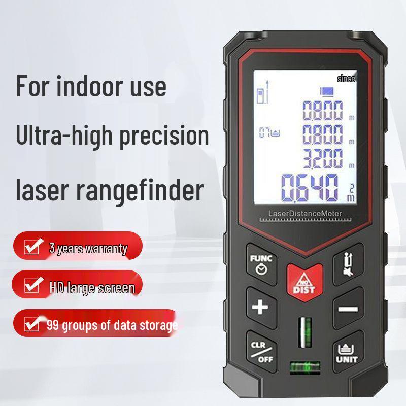 High-Precision Red Light Infrared Laser Rangefinder and Handheld Electronic Measuring Instrument
